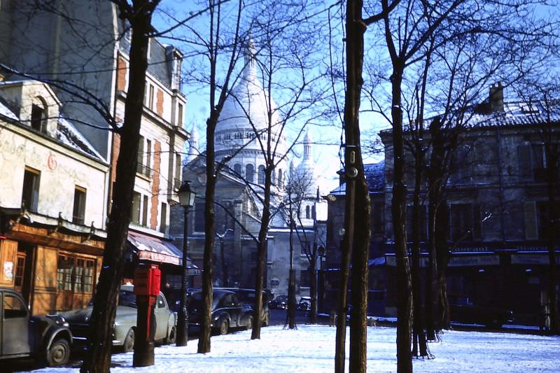 Place du Tertre - Montmartre, Feb. 3, 1954