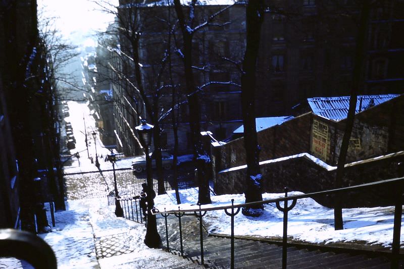 View from Sacré-Coeur -Montmartre, Feb. 3, 1954