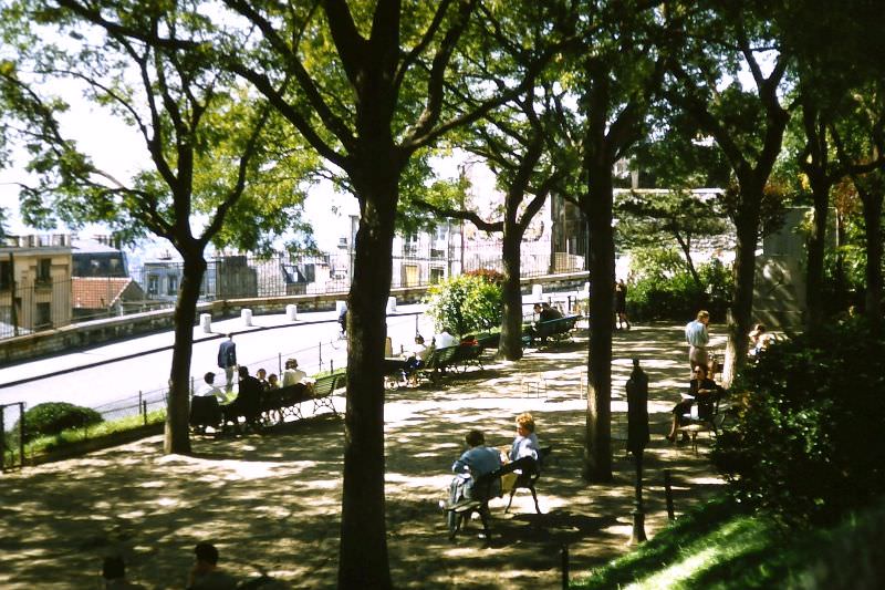 Montmartre, from Parvis of Sacré-Coeur, Sept. 15, 1956