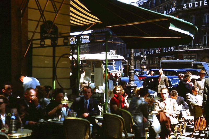 Café de la Paix, May 12, 1950