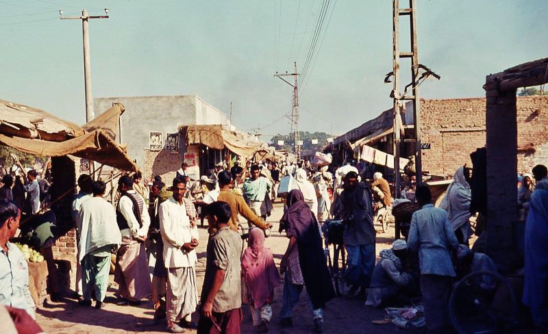 Raiwind bazaar, Lahore, 1960s