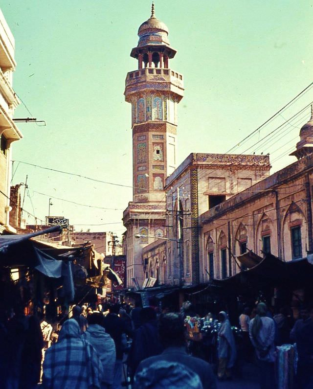 Wazir Khan's mosque, , Lahore, 1960s