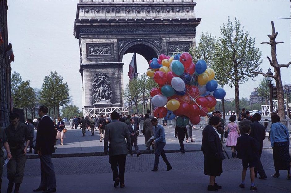 Paris from the Eiffel Tower, 1966