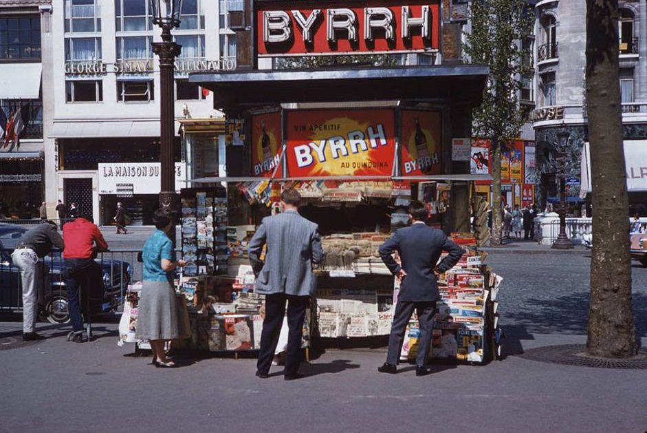 Rue de Marignan, Paris, 1960