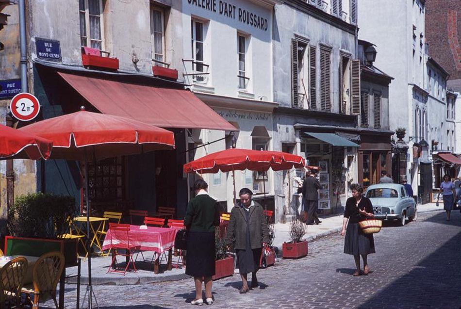 Rue Mont Genis, Montmartre, Paris, 1960