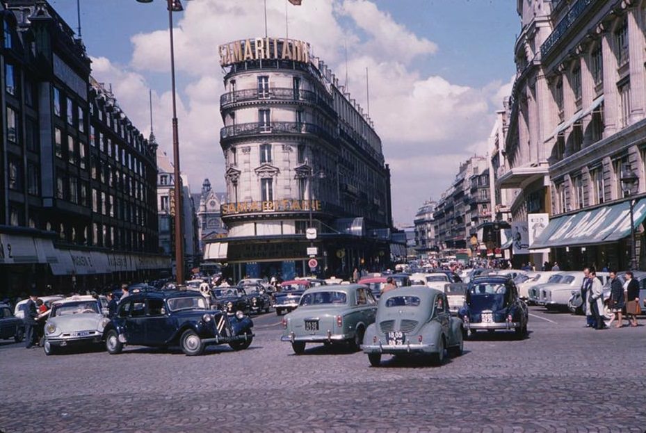 View north from Pont Neuf, Paris, 1960