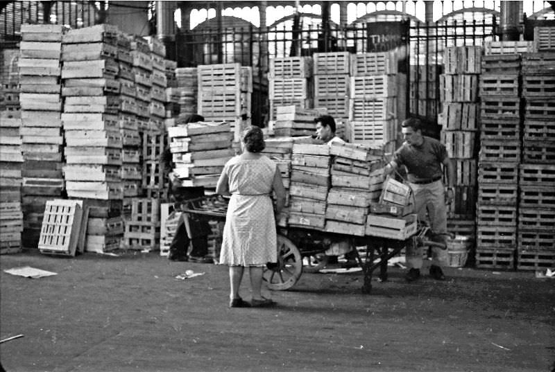 Les Halles, Paris, 1960s