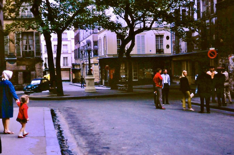 Place de Furstemberg, Paris, 1966