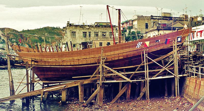 Boat people, Cheung Chau, 1970s