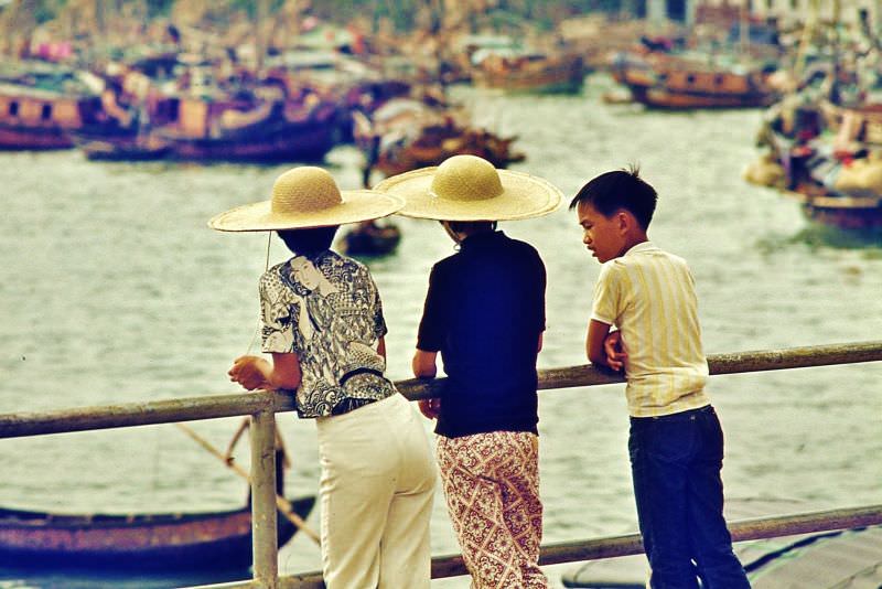 The harbour, Cheung Chau, 1970s