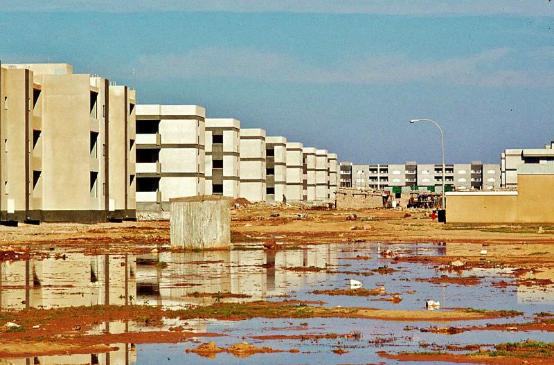 New flats, Benghazi, 1970s