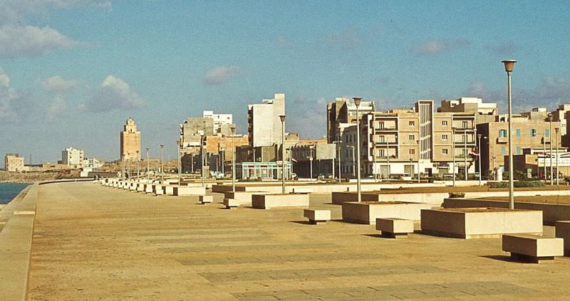 The Corniche, Benghazi, 1970s