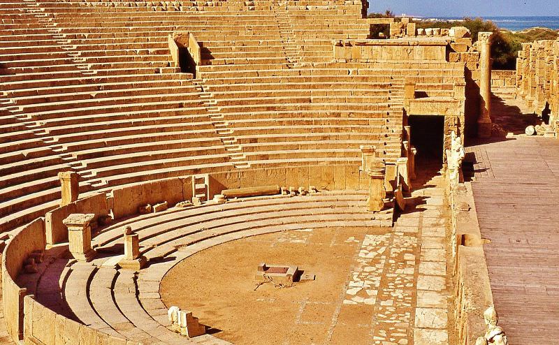 Amphitheatre, Leptis Magna, 1970s