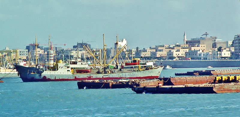 Seafront, Tripoli, 1970s