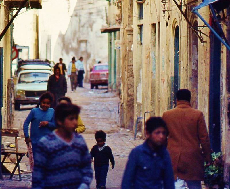 Street scenes, Tripoli, 1970s