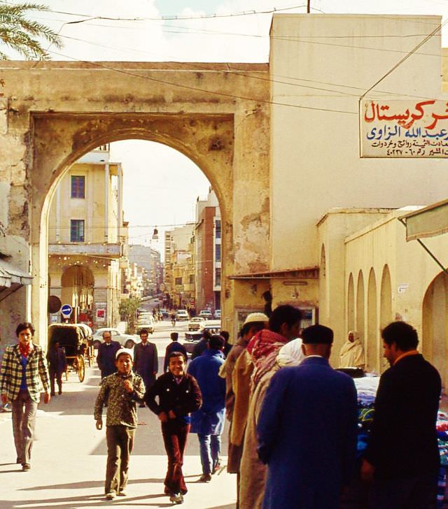 Street scenes, Tripoli, 1970s