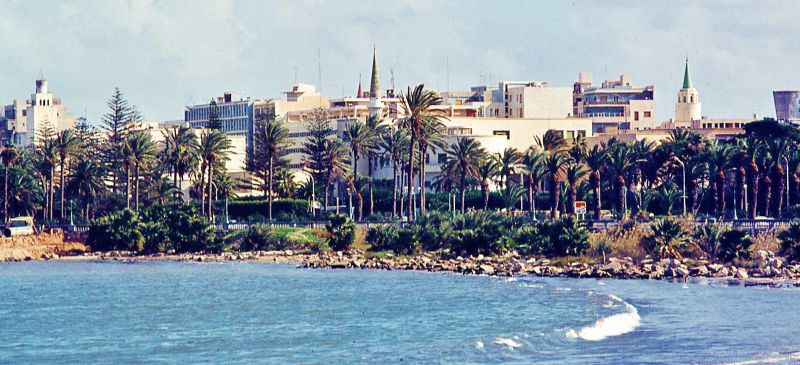The Corniche, Tripoli, 1970s