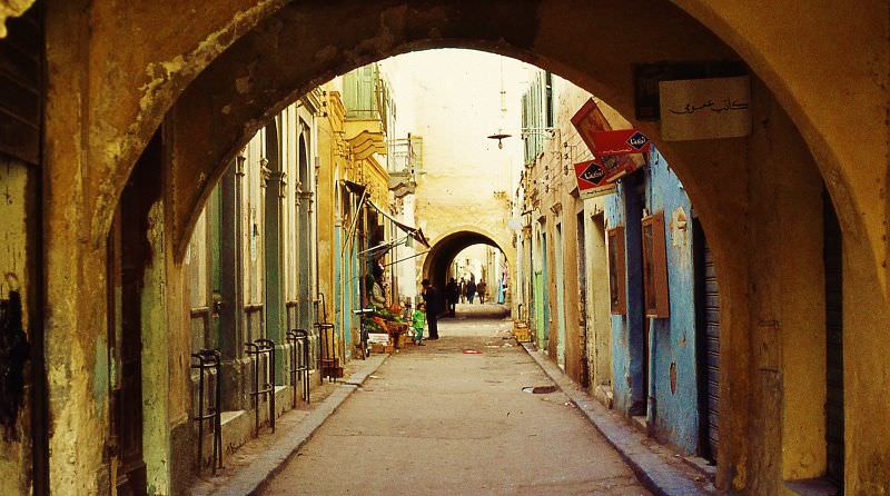 The old souk, Tripoli, 1970s