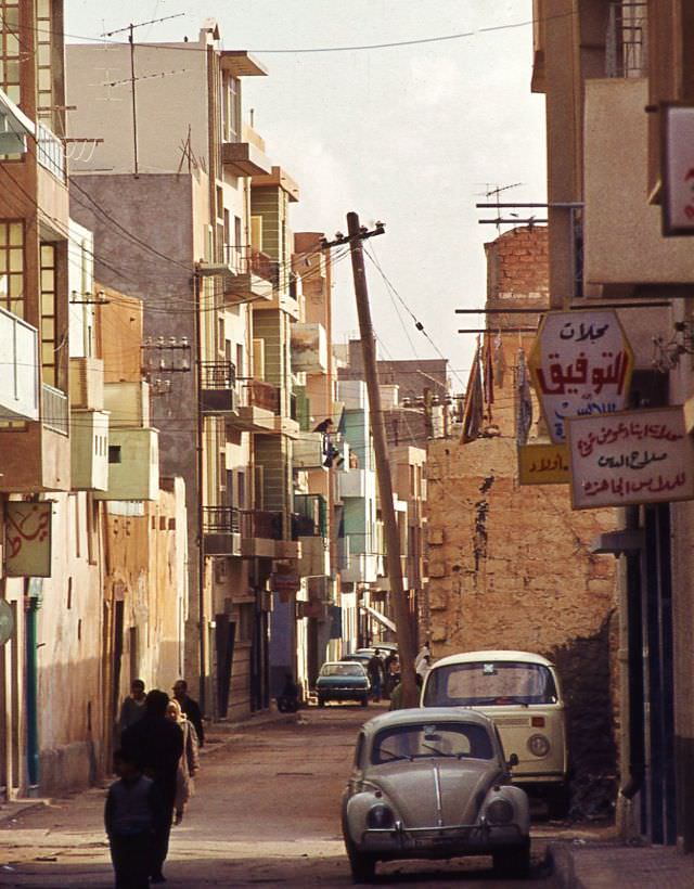 Benghazi street scenes, 1970s