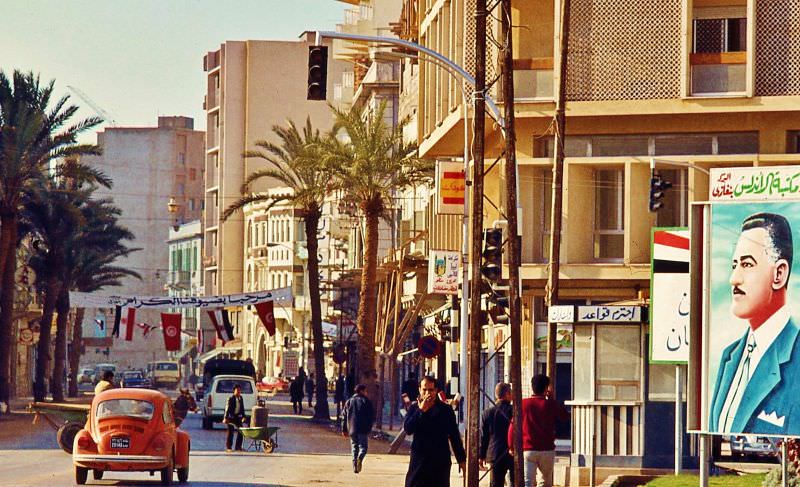 Benghazi street scenes, 1970s