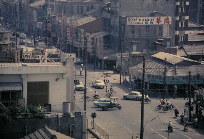 Kaohsiung street scenes, Taiwan, 1970s