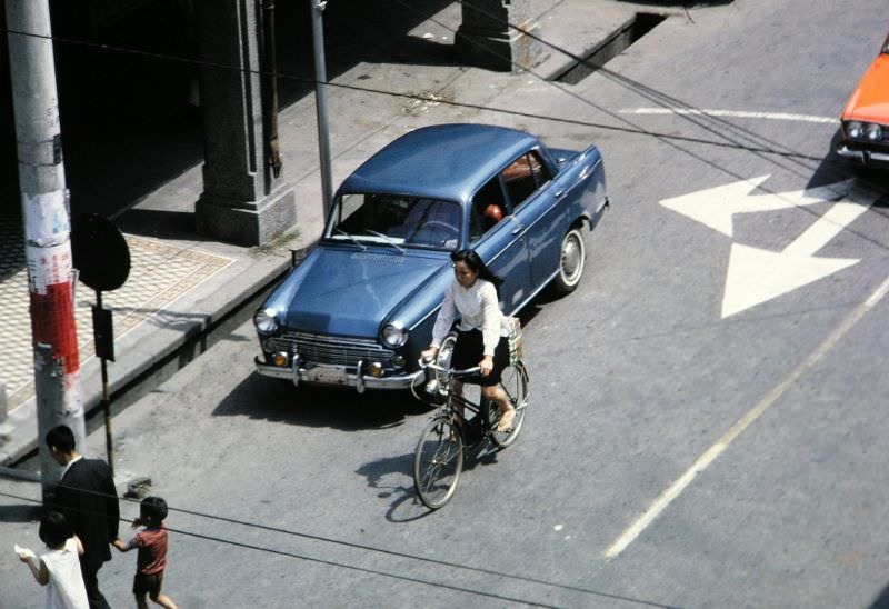 Taichung street scenes, Taiwan, 1970s