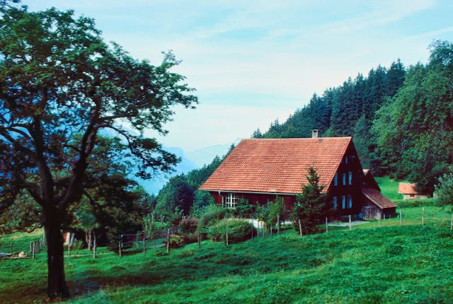 Outside Luzern, Switzerland, 1980s