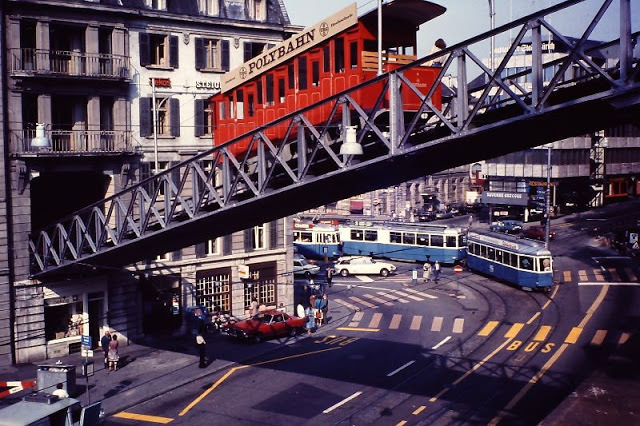 The Polybahn, Zurich, Switzerland, 1980s