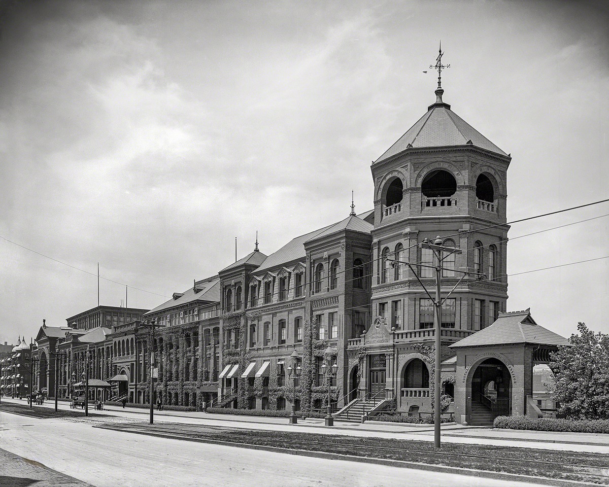 Mechanics Hall, Huntington Avenue, Boston, 1906.