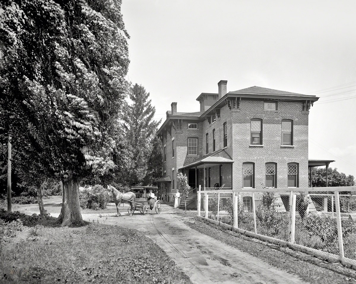 The Firs also known as the Hatheway House, located at Mile Road in New Baltimore, 1901