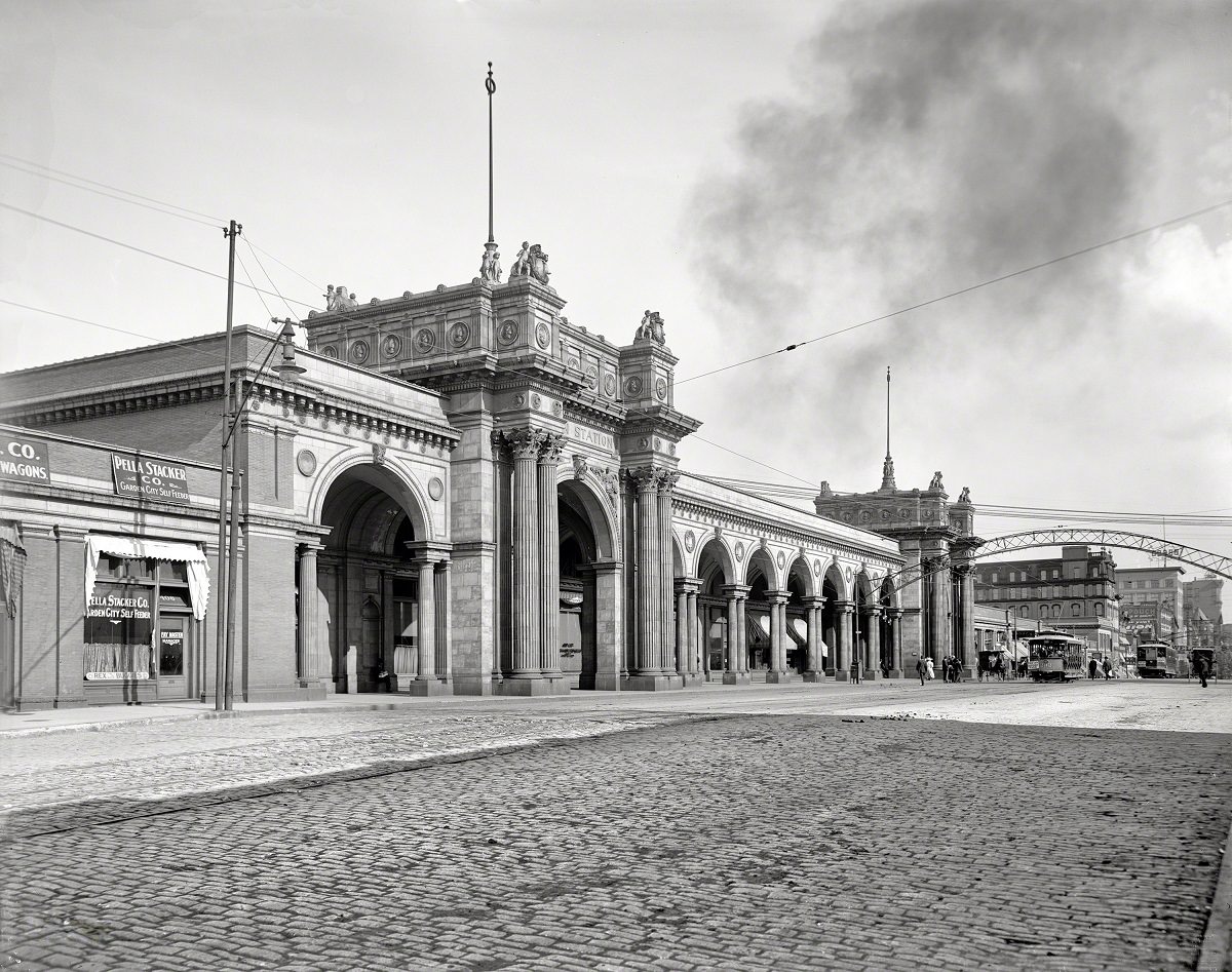 Union Station, Columbus, Ohio, 1910.