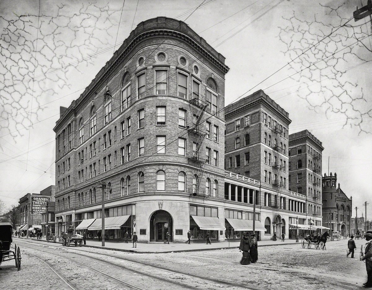 Monticello Hotel, Norfolk, Virginia, 1902.