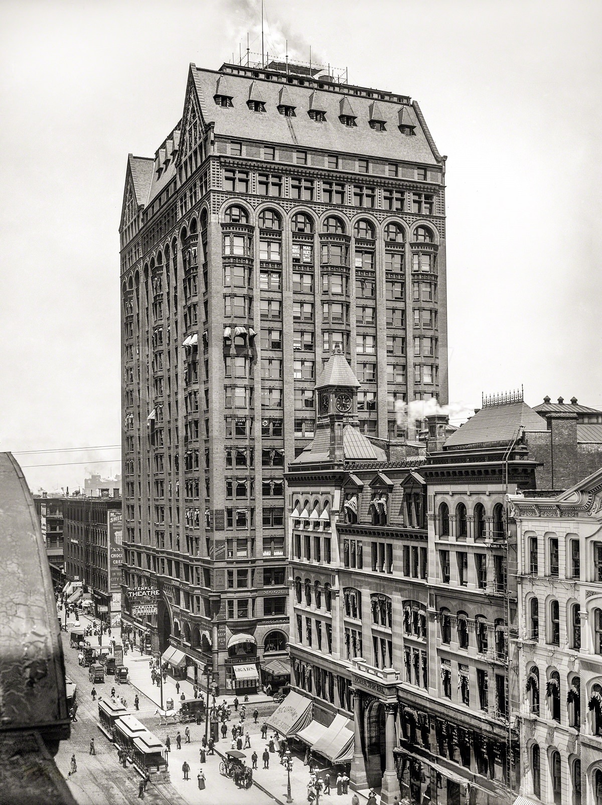 Masonic Temple, State Street, Chicago, September 11, 1900.