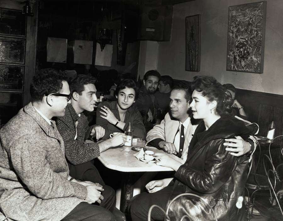 Cafe Rienzi, opened by painter David Grossblatt, was one of the first coffee shops in New York. Located on MacDougal Street, 1957 It was described by The New York Times as the center of intellectual life in the Village during the Beat Generation.