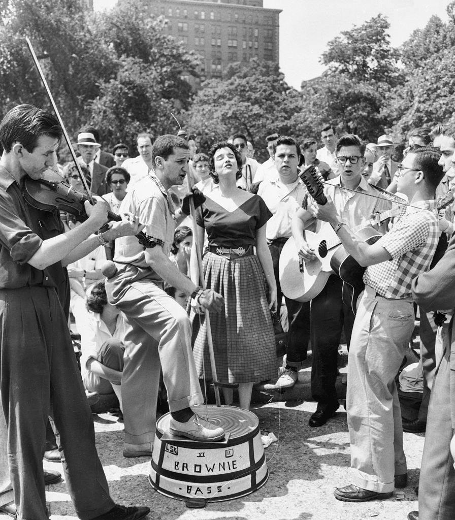 Army veteran, plays "Brownie Bass" in New York City, 1950s