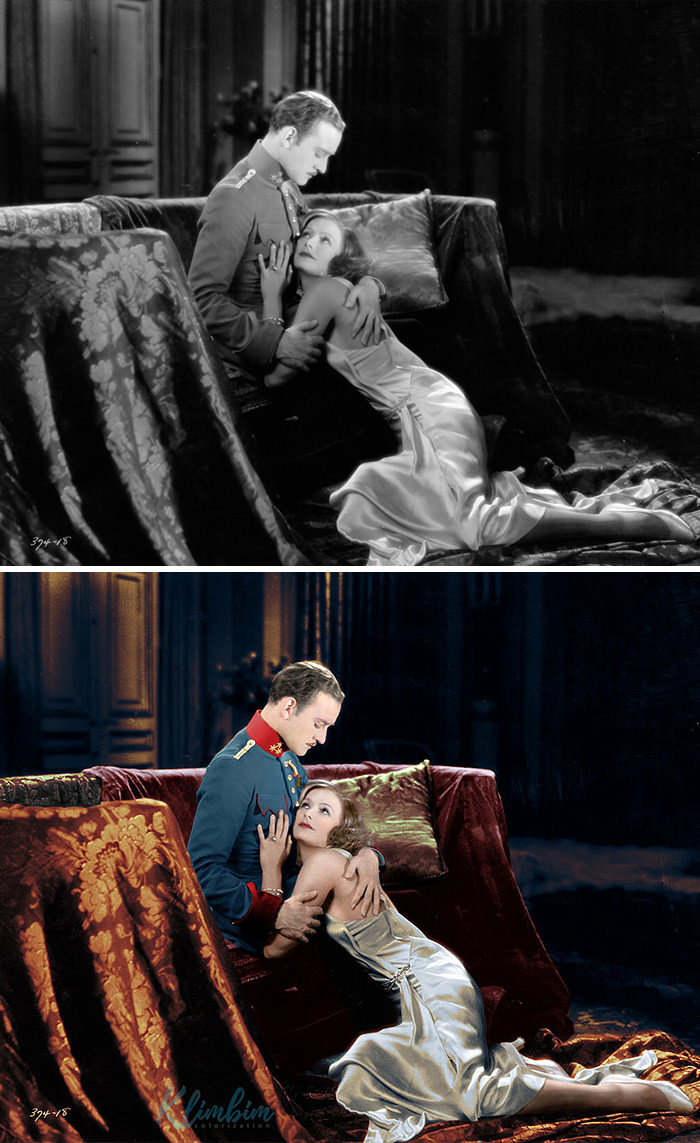 Greta Garbo & Robert Taylor