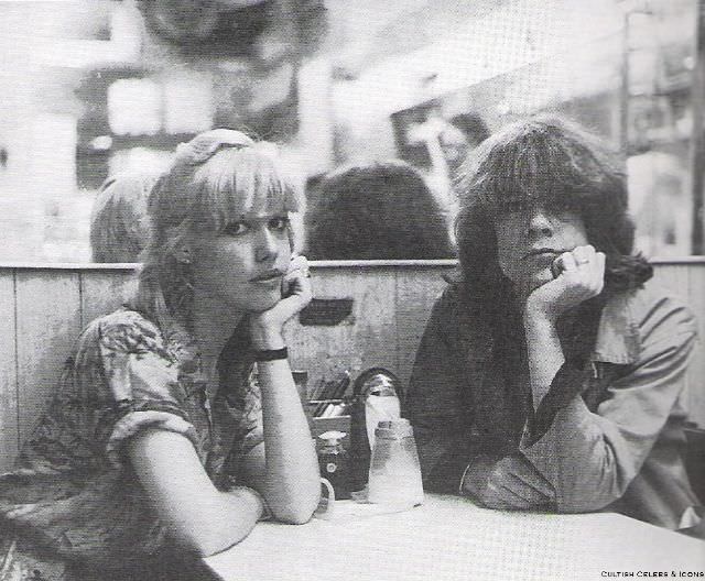 Cyrinda Foxe with singer David Johansen, 1973