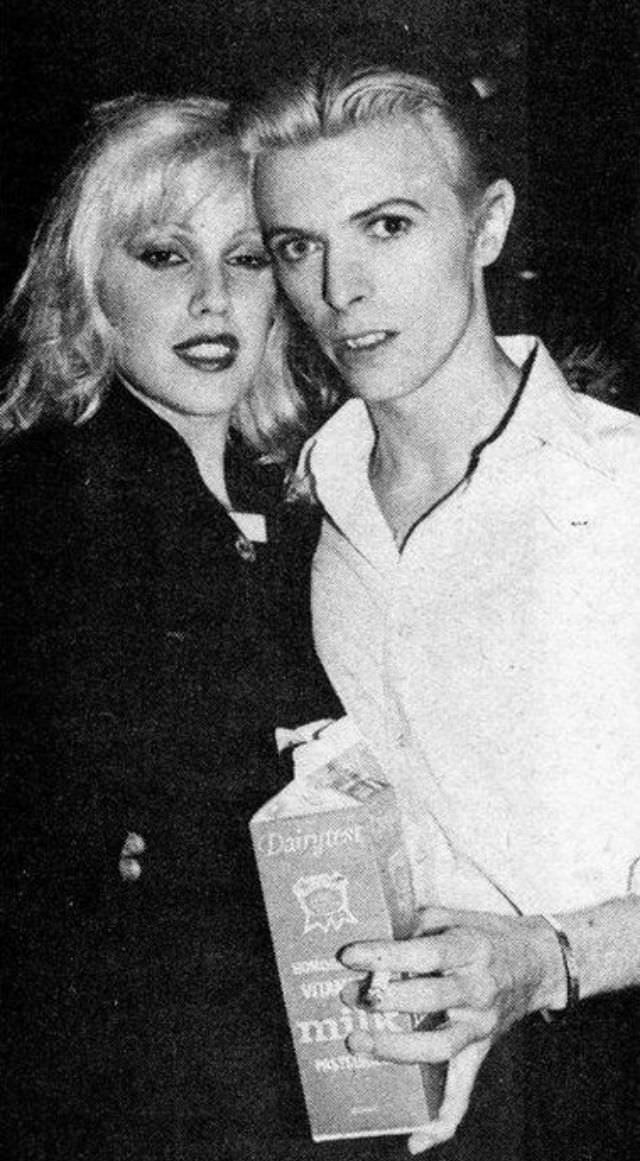 Cyrinda Foxe with David Bowie
