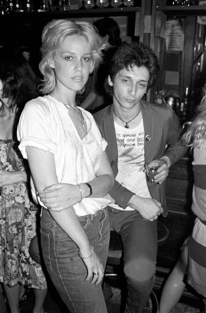 Cyrinda Foxe with Johnny Thunders, 1977