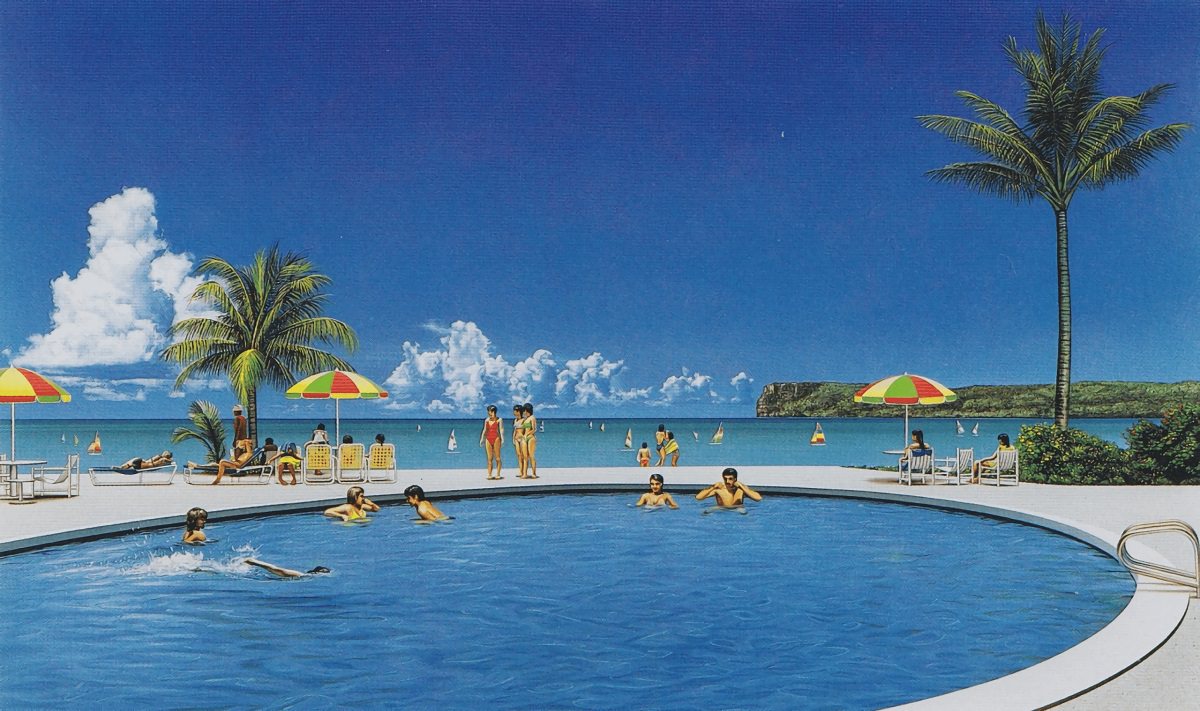 A pool party