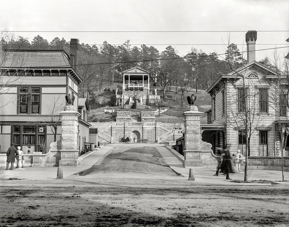 Entrance, Government Reservation, Hot Springs, Arkansas, 1900