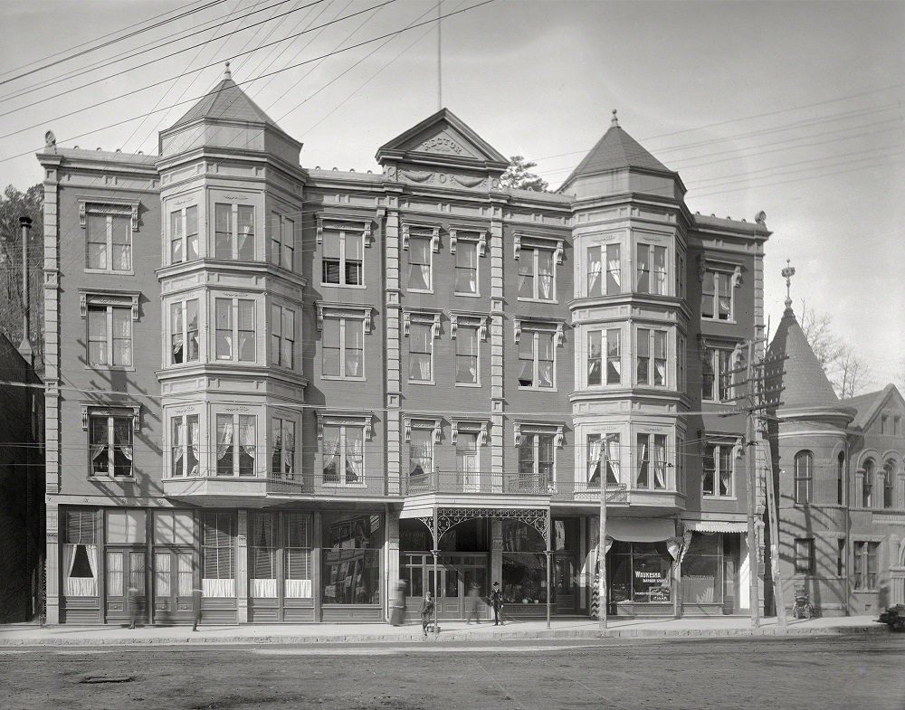 Waukesha Hotel and Rector Bath House, Hot Springs, Arkansas, 1905