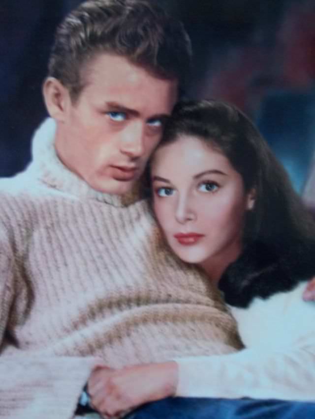 James Dean and Pier Angeli during their brief relationship, circa 1954