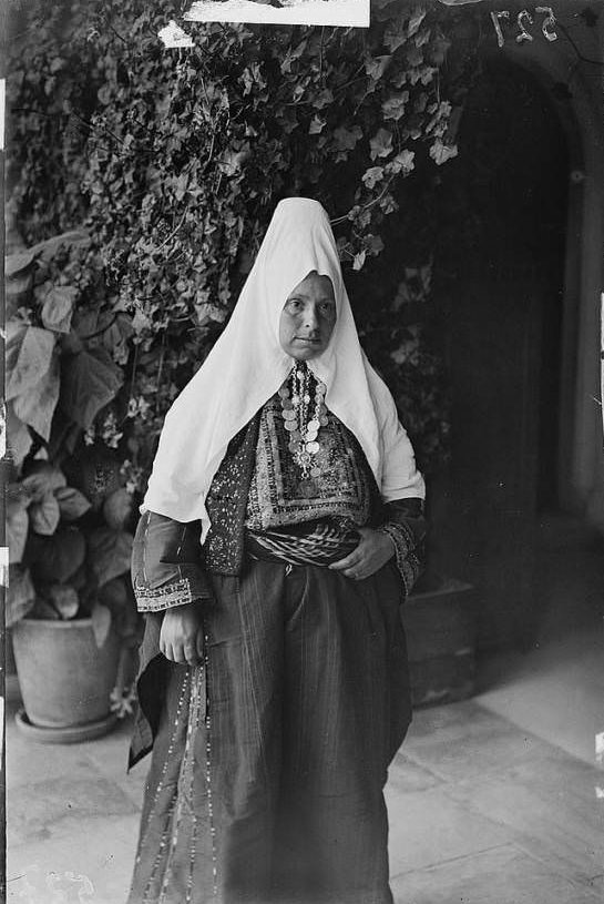 A woman in Bethlehem.Bethlehem, Circa 1900-1920