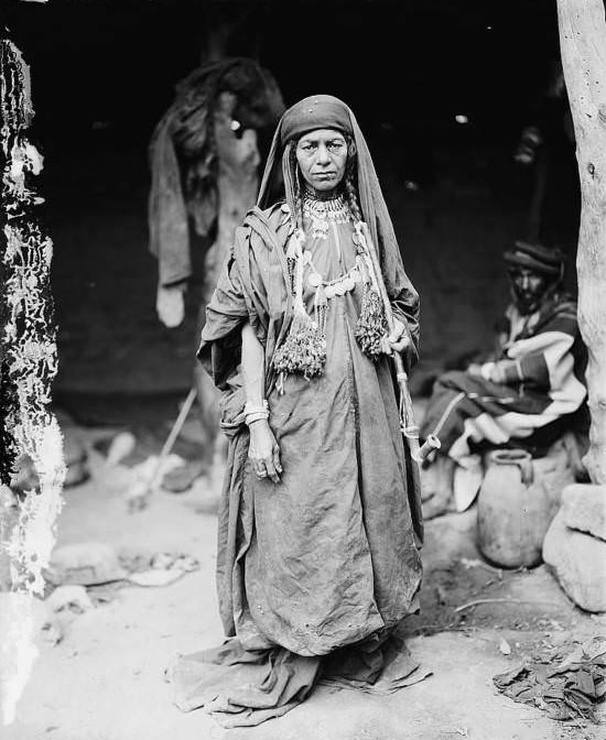 A Bedouin woman, Circa 1898-1914