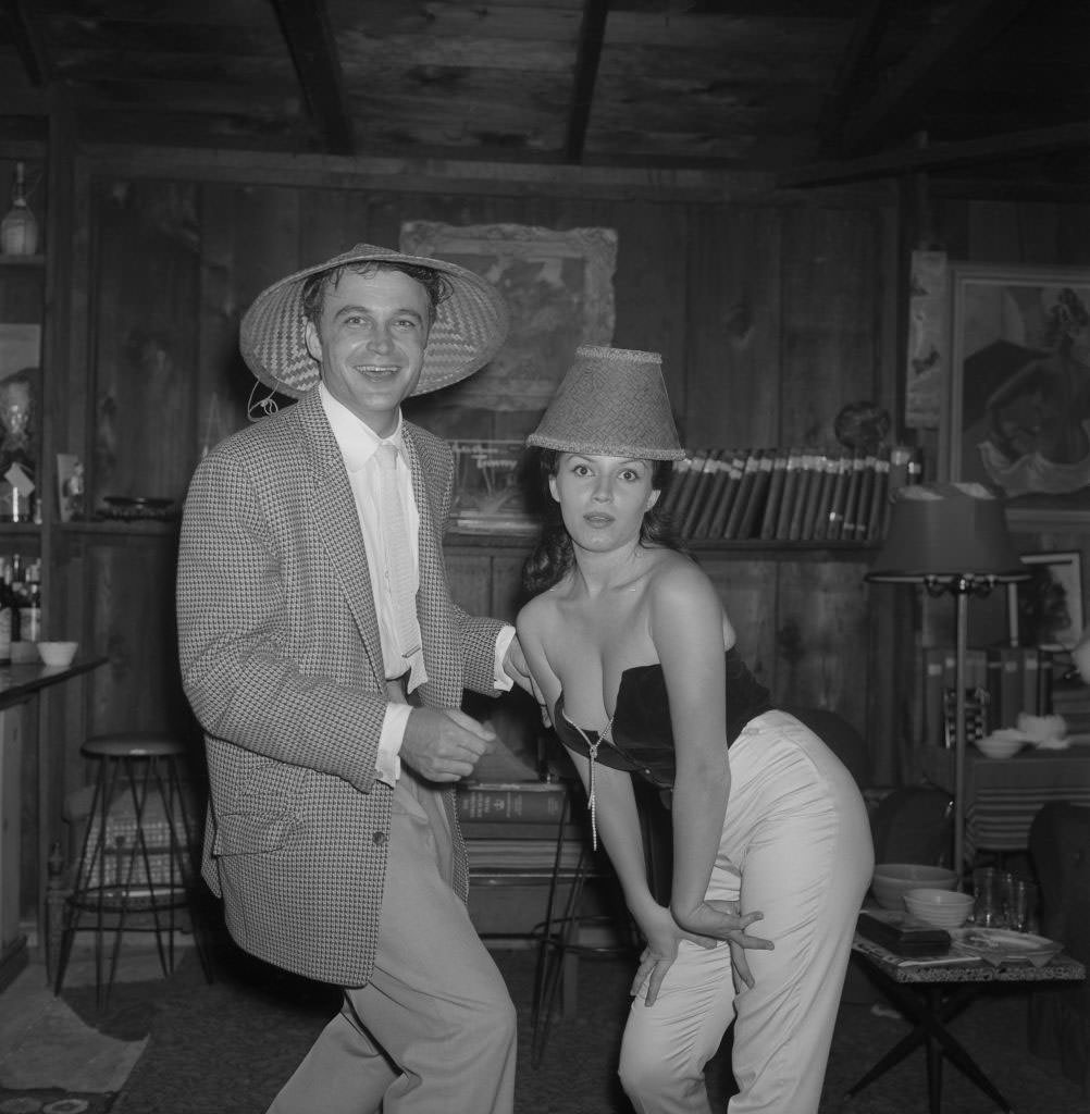 Joan Bradshaw with Lance Fuller, 1957