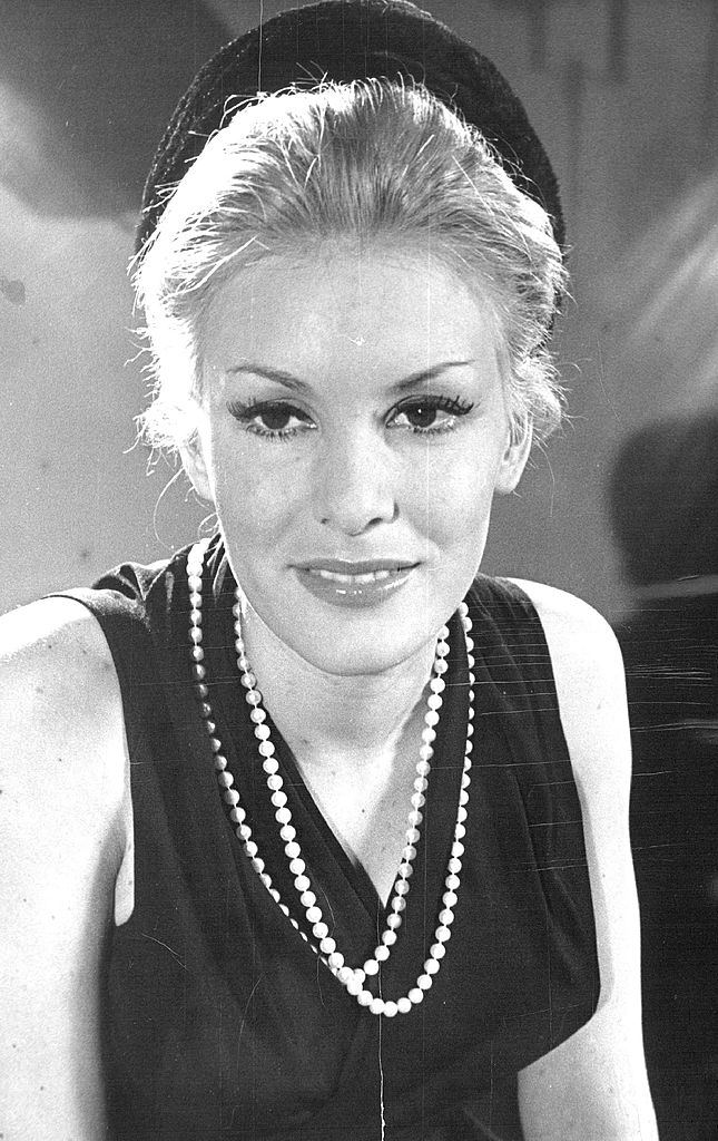 June Wilkinson in a movie scene, 1963