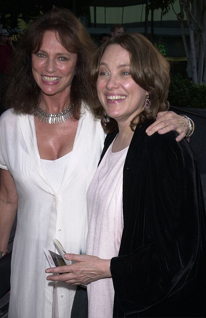 Marcheline Bertrand with Actress Jacqueline Bisset
