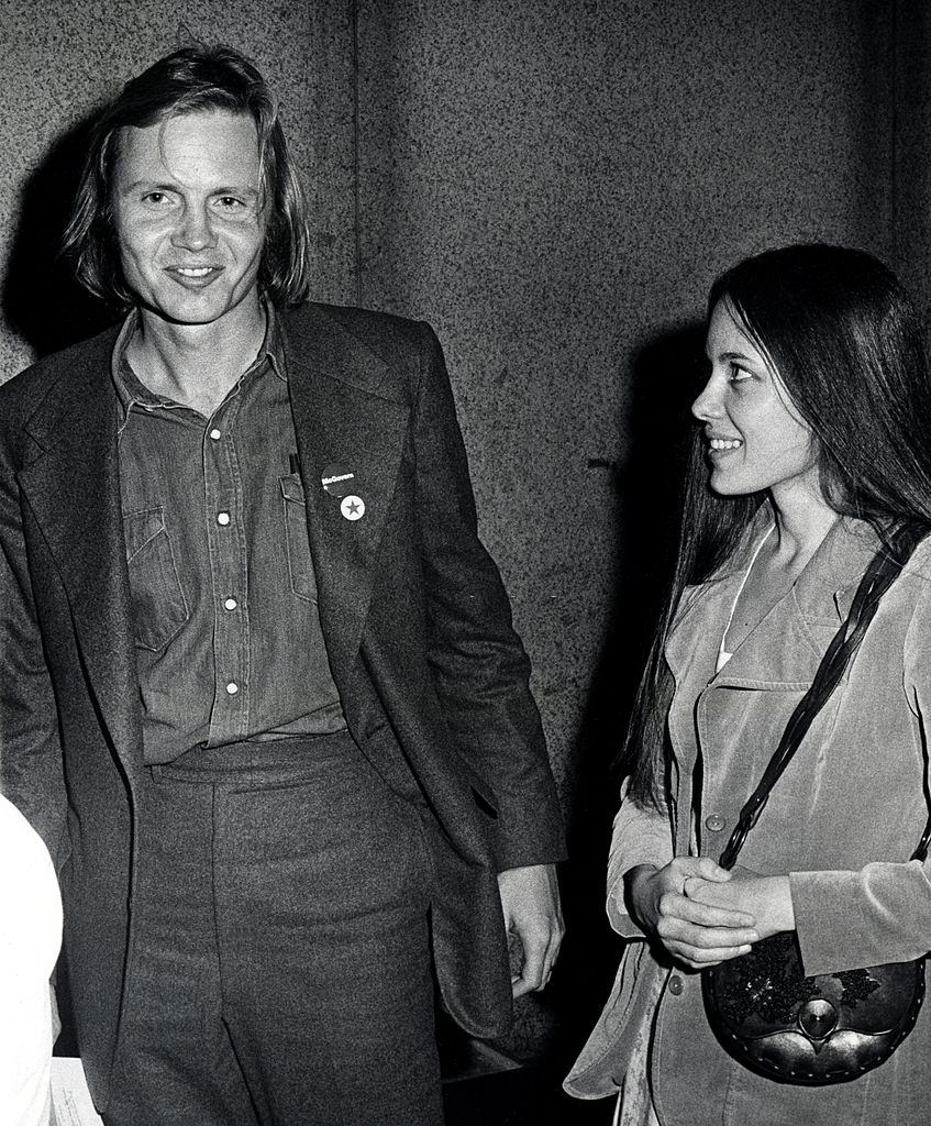 Marcheline Bertrand and Jon Voight during "Stars for McGovern", 1972