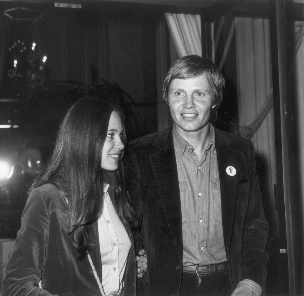 Actor Jon Voight and his wife, actor Marcheline Bertrand, 1974